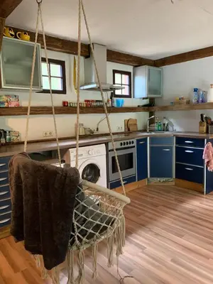 Küche/Küchenzeile in der Unterkunft Ferienhaus Feuer Wasser Luft Erde