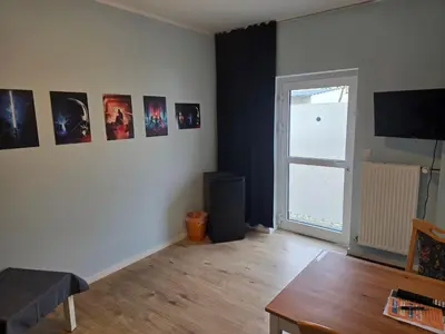 TV/Unterhaltungsangebot in der Unterkunft Pension am Filmpark