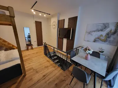 Ein Bett oder Betten in einem Zimmer der Unterkunft Kant 99 S