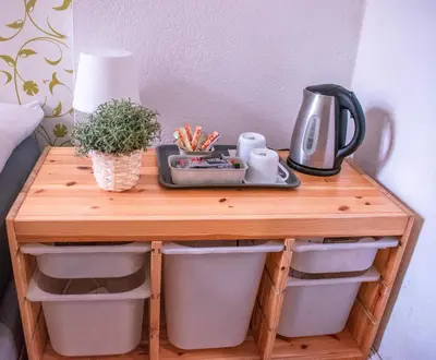 Kaffee-/Teezubehör in der Unterkunft Private 10sqm Room in Shared Flat near Schönhauser Allee