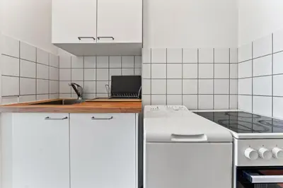 Küche/Küchenzeile in der Unterkunft Nice Apartment in Eberswalde