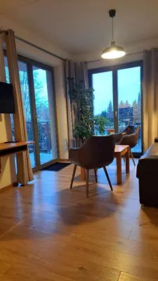 Ein Sitzbereich in der Unterkunft FerienRemise