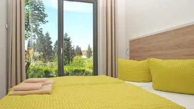 Ein Bett oder Betten in einem Zimmer der Unterkunft FerienRemise
