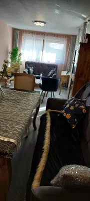 Ein Sitzbereich in der Unterkunft la Brigitte