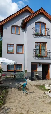 Das Gebäude in dem sich die Ferienwohnung befindet