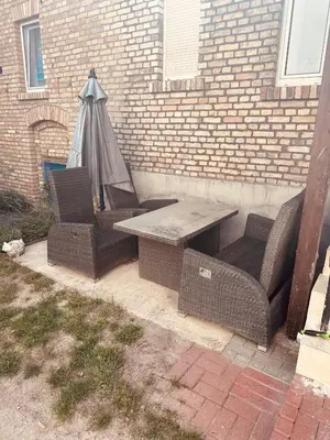 Ein Sitzbereich in der Unterkunft Villa 12