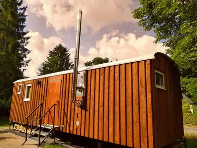 Das Gebäude in dem sich die Ferienwohnung befindet