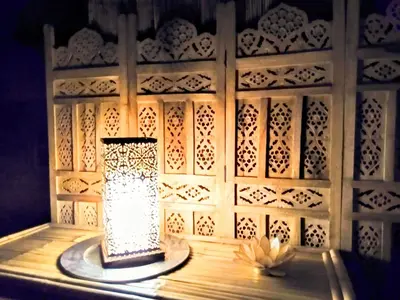 Grundriss der Unterkunft Oriental Tiny House mit Sauna