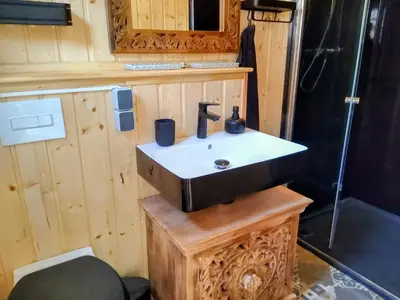 Grundriss der Unterkunft Oriental Tiny House mit Sauna