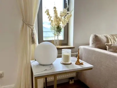 Ein Sitzbereich in der Unterkunft BALI HOME Stylische Wohnung mit Terrasse
