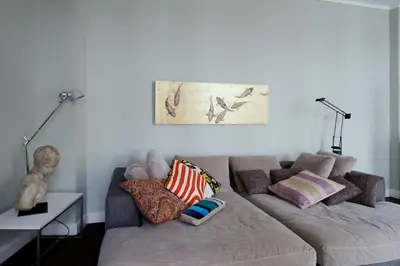 Ein Sitzbereich in der Unterkunft Weinberg 5 by Suite030