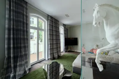 TV/Unterhaltungsangebot in der Unterkunft Weinberg 5 by Suite030