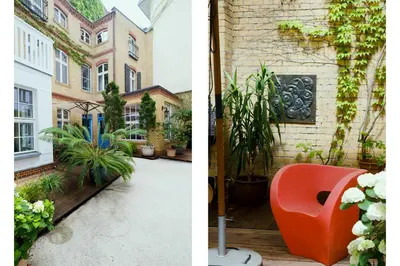 Ein Garten an der Unterkunft Weinberg 5 by Suite030
