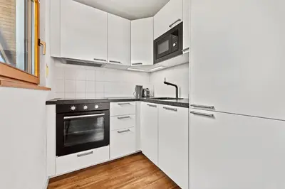 Küche/Küchenzeile in der Unterkunft Nice Apartment in Bernau