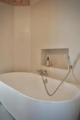 Ein Badezimmer in der Unterkunft Elf am See - Haus 7
