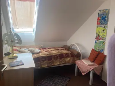 Ein Bett oder Betten in einem Zimmer der Unterkunft Alter Rhin