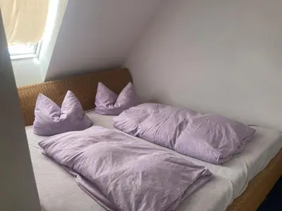 Ein Bett oder Betten in einem Zimmer der Unterkunft Alter Rhin