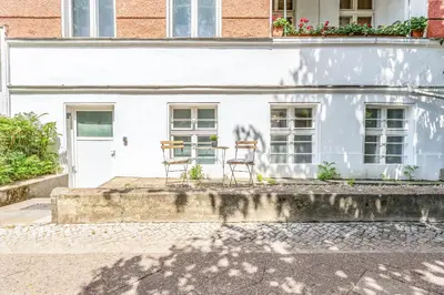 Das Gebäude in dem sich die Ferienwohnung befindet