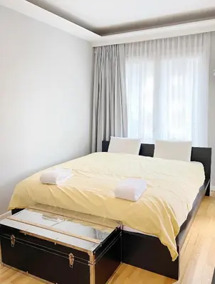 Grundriss der Unterkunft Prime Location Comfort Apartment with Balcony