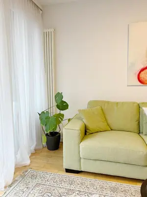 Grundriss der Unterkunft Prime Location Comfort Apartment with Balcony
