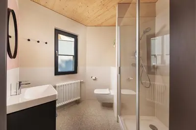 Ein Badezimmer in der Unterkunft Elf am See - Haus 10