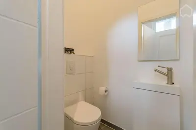 Ein Badezimmer in der Unterkunft Modernes Apartment in Berlin