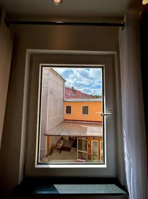 Das Gebäude in dem sich die Ferienwohnung befindet