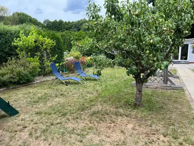 Ein Garten an der Unterkunft Eichkobel
