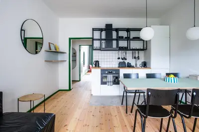 Küche/Küchenzeile in der Unterkunft Flattering - Berlin