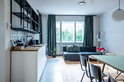 Küche/Küchenzeile in der Unterkunft Flattering - Berlin