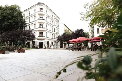 Das Gebäude in dem sich die Ferienwohnung befindet