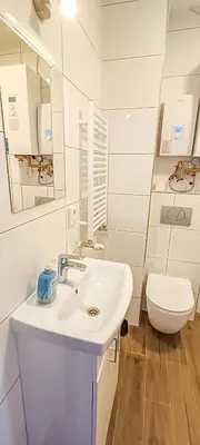 Ein Badezimmer in der Unterkunft Apartment 4 in Altstadt in Angermünde