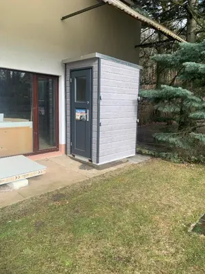 Das Gebäude in dem sich die Ferienwohnung befindet