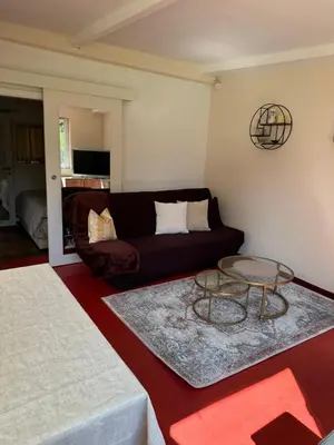 Ein Bett oder Betten in einem Zimmer der Unterkunft Ferienhaus Annerose