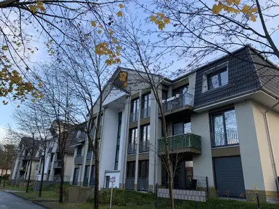 Das Gebäude in dem sich die Ferienwohnung befindet
