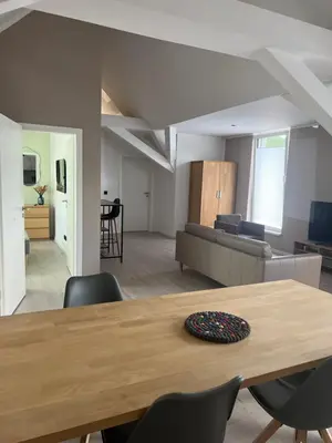 Küche/Küchenzeile in der Unterkunft New Nomads Ferienwohnung am See