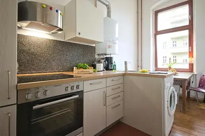 Küche/Küchenzeile in der Unterkunft 2 Bedroom Apartment (ABEMI)