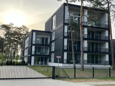 Das Gebäude in dem sich die Ferienwohnung befindet