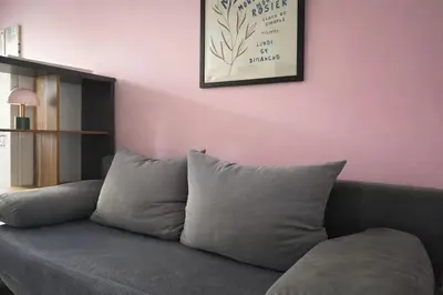 Ein Sitzbereich in der Unterkunft NEST by Comfort Housing - 1 bedroom apartment