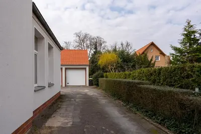 Das Gebäude in dem sich die Ferienwohnung befindet