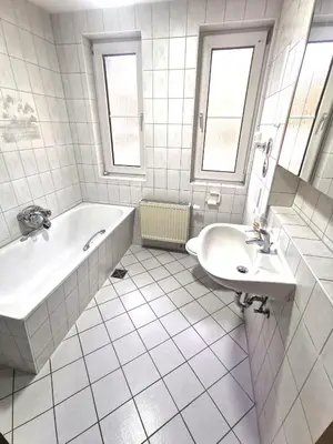 Ein Badezimmer in der Unterkunft Monteurzimmer am Bahnhof Biesenthal - 3 große Apartments