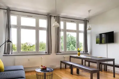 TV/Unterhaltungsangebot in der Unterkunft Central Big Apartment Self Checkin