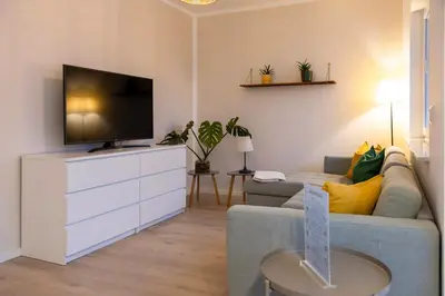 TV/Unterhaltungsangebot in der Unterkunft Zentrale Neubauwohnung in Oranienburg