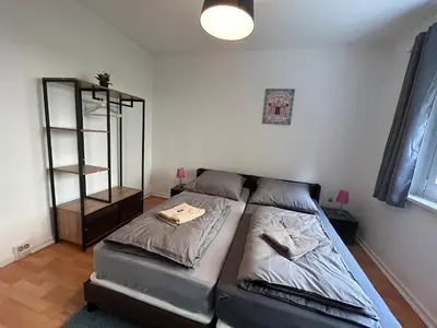 Ein Bett oder Betten in einem Zimmer der Unterkunft Eastside 35