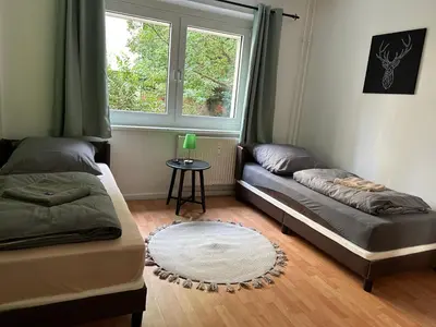 Ein Sitzbereich in der Unterkunft Eastside 35