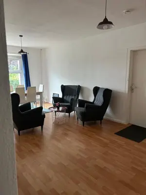 Ein Sitzbereich in der Unterkunft Eastside 35