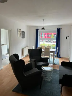 Ein Sitzbereich in der Unterkunft Eastside 35