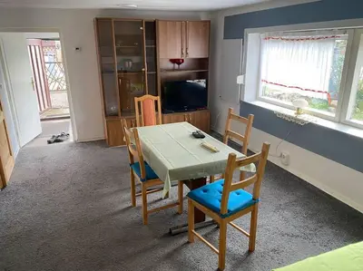 Küche/Küchenzeile in der Unterkunft Bungalow im Grünen