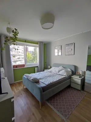 Ein Bett oder Betten in einem Zimmer der Unterkunft 3-room Apartment Berlin Museum Island 2 beds