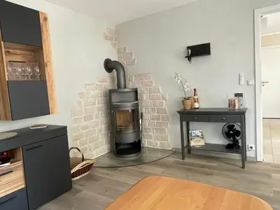 Küche/Küchenzeile in der Unterkunft Bungalow am Schwielochsee 2.0